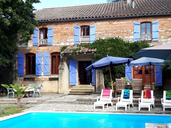 View of house from the garden