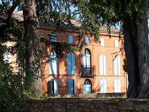 front of the house from near the church