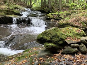 downstream towards the Huntington River