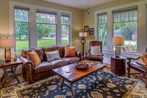 Living Room | Window A/C Unit | Flat-Screen TV