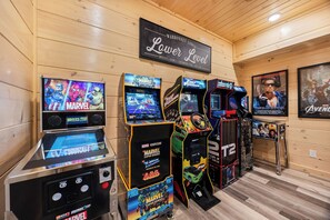 Games Room
Marvel Pinball 
Marvel
Star Wars Pinball
Star Wars
T2
Fast & Furious