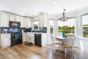 Fully stocked kitchen