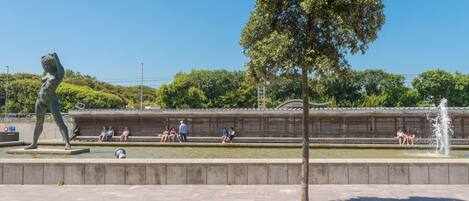 Sky, Tree, Leisure, Road Surface, Urban Design, Landscape, Recreation, City, Road, Water Feature