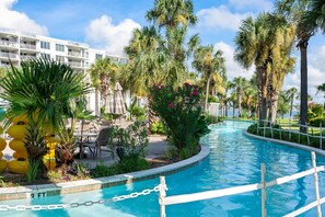 Come enjoy floating around the lazy river.