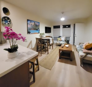 View from kitchen