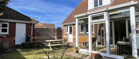 Rear garden and house
