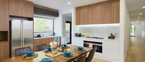 Spacious kitchen and dining