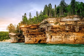 Pictured Rocks within 30 minutes.