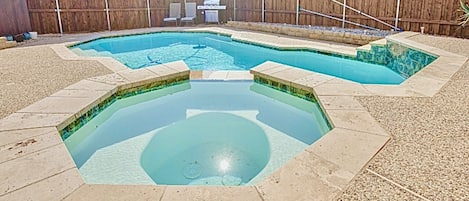 Pool with Heated Spa