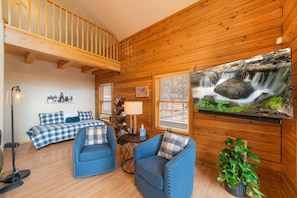 Swivel chairs for enjoying the outside view, watching TV, or just visiting.