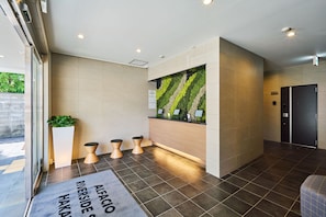 Interior entrance