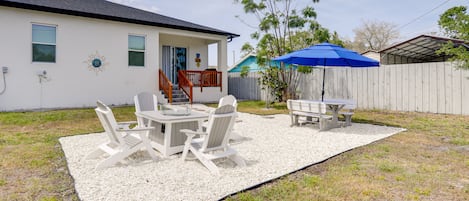 Clearwater Vacation Rental | 4BR | 3BA | 1,925 Sq Ft | 2 Small Steps for Entry