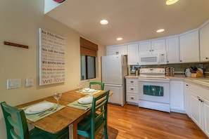 Kitchen and dining table