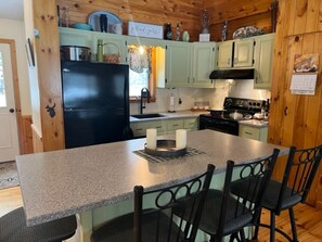 Updated kitchen with dishwash. Fully equipped. 