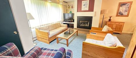 Living Room with Fireplace