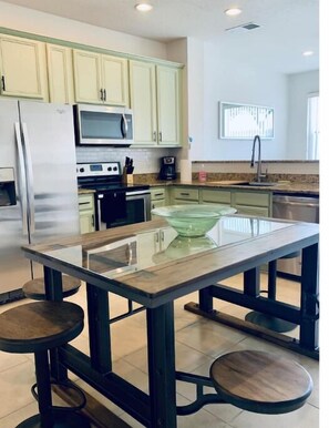 All new kitchen table