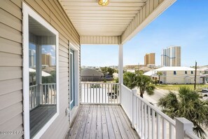 BALCONIES ON TWO FLOORS