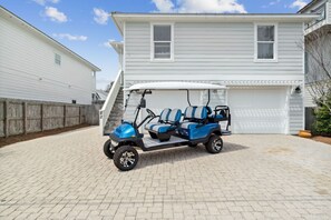 Included 6-Passenger Golf Cart
