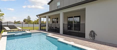 Jump in and cool off in your private pool