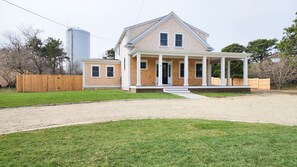 Front of the house from the road. 