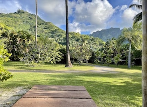 Mountain views from the front porch