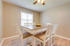 Dining Room | Dishware/Flatware Provided | Central A/C