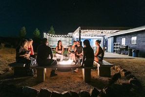 Stargazing Around the Fire Pit