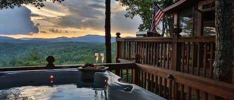 Long-range Mountain Views , Even From the Hot Tub