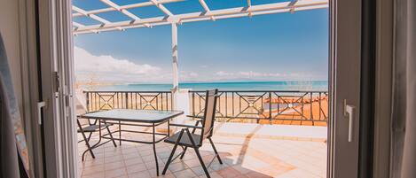 Balcony sitting area