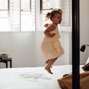 Kids love staying .... and jumping!