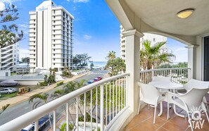 Enjoy your morning coffee in this balcony with the stunning ocean view