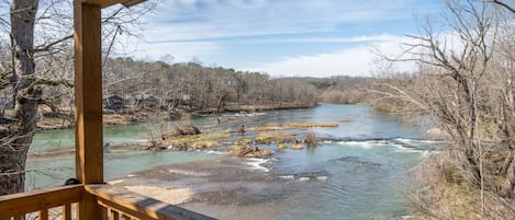 Your view of gorgeous Rio Vista Falls. Right off the back deck!