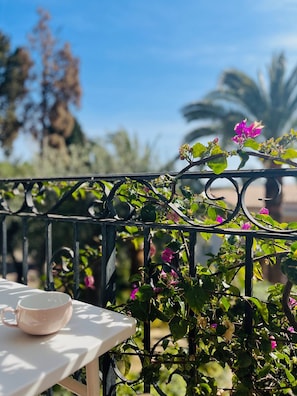 Coffee on the balcony