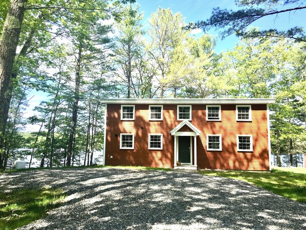Front view of the house as you drive up...