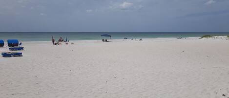 Indian Shores with pristine white sugar sand & Gulf of Mexico