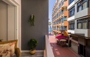 outside