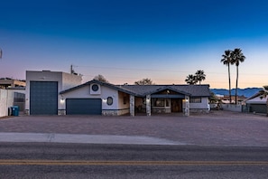 Front view of the house