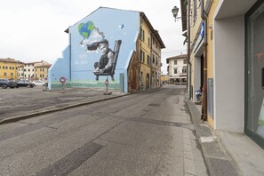 Building, Window, Sky, Road Surface, Tree, House, Asphalt, Neighbourhood, Art, Urban Design