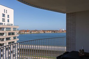 Spacious terrace with views