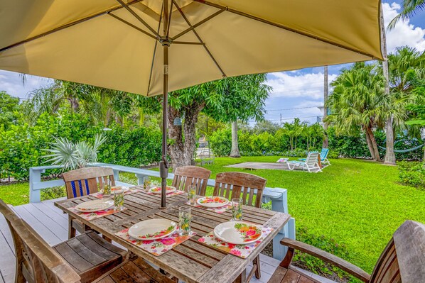 Tranquil backyard