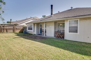 Private Fenced Backyard w/ Patio