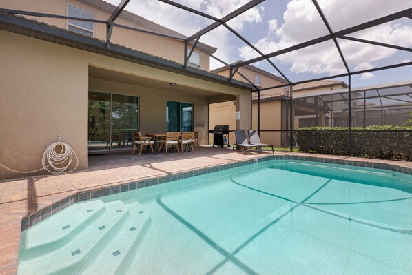 Incredible private pool area for you to cool off in Florida's heat