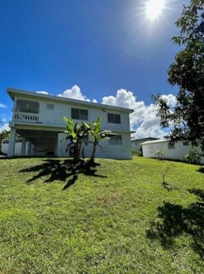 View of the back of the property. 