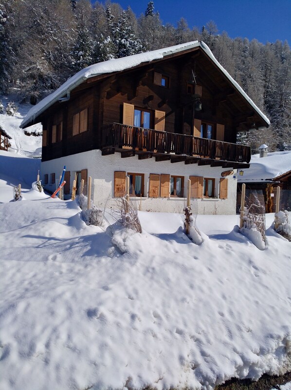 Chalet en hiver