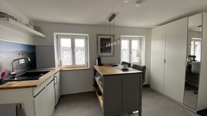 Ferienwohnung 30 m², 2 Personen, Wohn-Schlafraum, WLAN-Küche