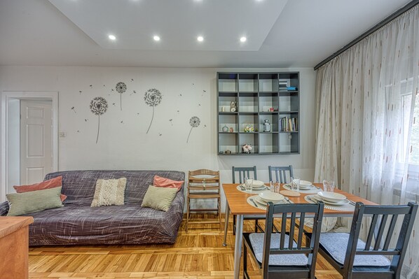 Living and dining room