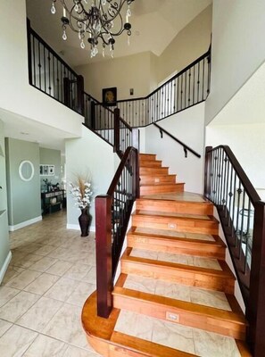 Main entry stair case.