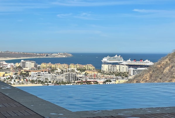 View from the pool deck