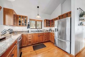 Gourmet kitchen perfect for a large group