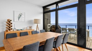 Dining Room with full sea views